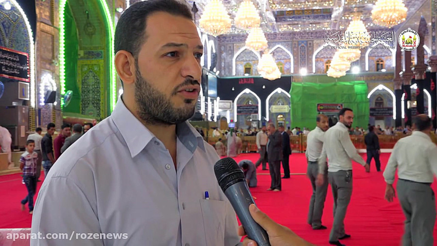 آماده سازی حرم امام حسین جهت استقبال ازدسته های عزاداری
