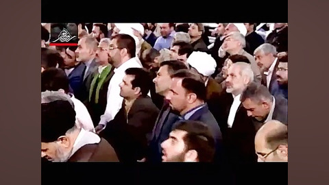 اتفاق جالب دقایق پایانی سخنرانی«ره بر»در حرم امام رضا