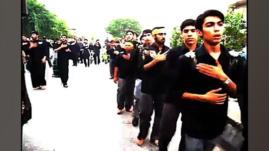 تصاویری زیبا  و قدیمی از دسته عزاداری فاطمیون اهواز