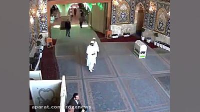 جان دادن در جایی باور نکردنی (تصویر از دوربین امنیتی)