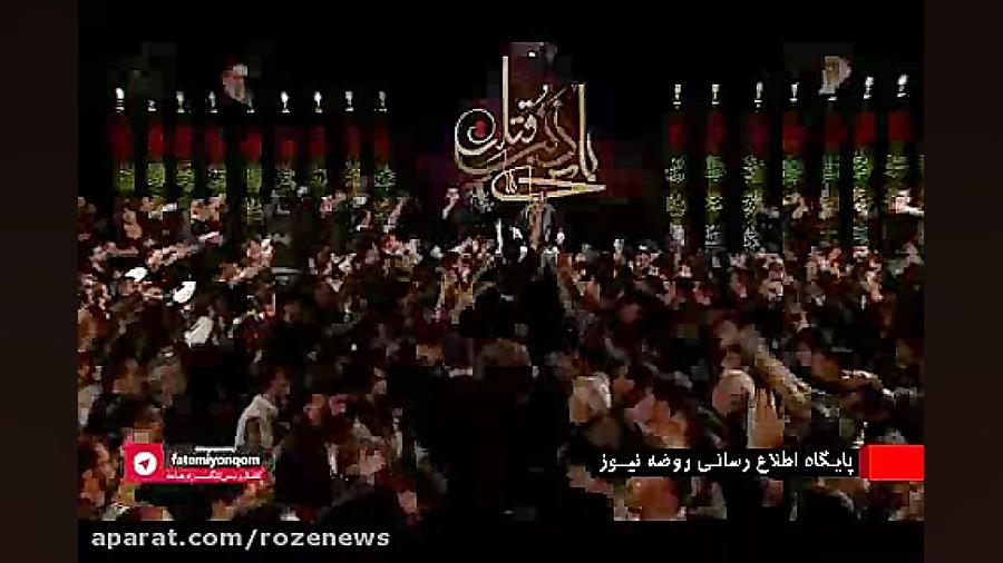 حاج مهدی سلحشور سینه زنی شب سوم محرم در مسجدجمکران