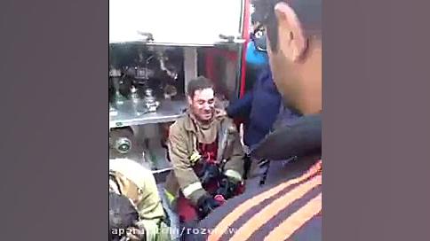 خاطره عجیب آتش نشان از رفیق اش که در آتش سوخت و شهید شد