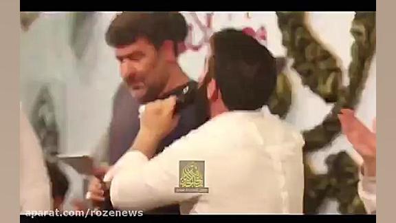 سرود زیبای طاهری در حضور پدر و دیگر مداحان
