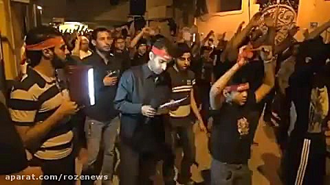 عزاداری بحرینی ها برای شهادت سه جوان توسط آل خلیفه