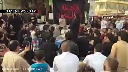 فیلمی از عزاداری قافله ام البنین در سامرا