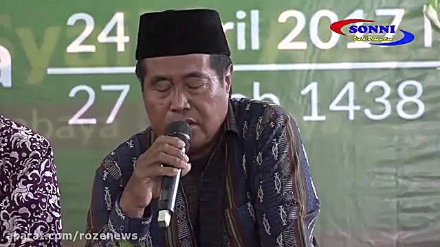 لحظه جان دادن قاری معروف قرآن در برنامه زنده