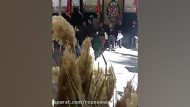 نوحه خوانی آقای مختاری-بازیگرخنده بازار- دردسته عزاداری